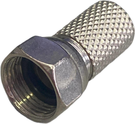 Plug F-Connector male Silver (FTT4-003)