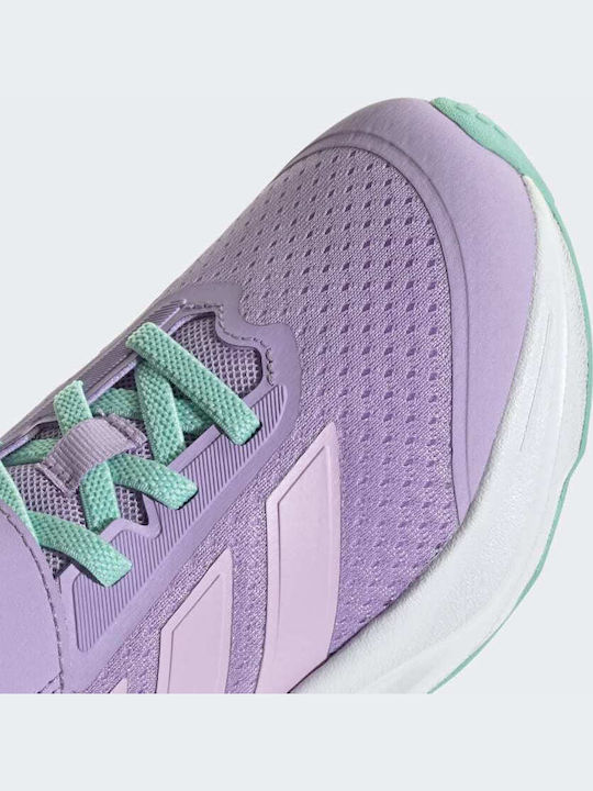 Duramo Sl 2 Kids Sports Shoes Running with Hoop & Loop Closure Purple