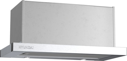 Hyundai Συρόμενος Απορροφητήρας 60cm Inox