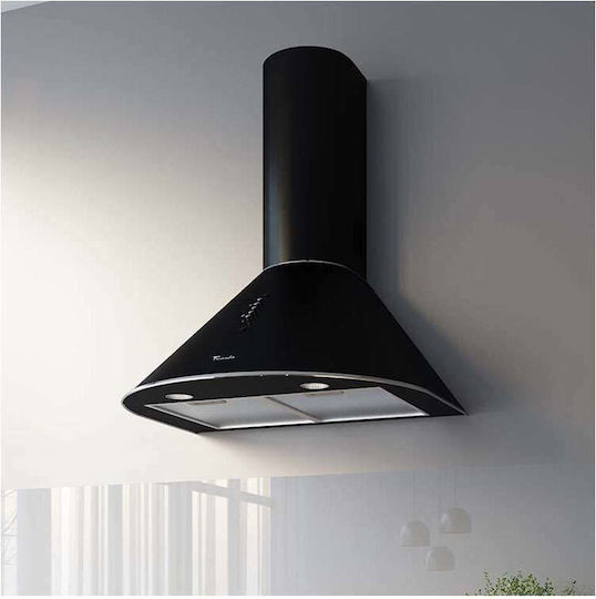 Tornado Каминен аспиратор Рециркулация 60см Черен