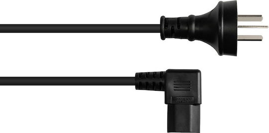 Alcasa IEC C13 - Cable 1.8m Μαύρο P8031-S018