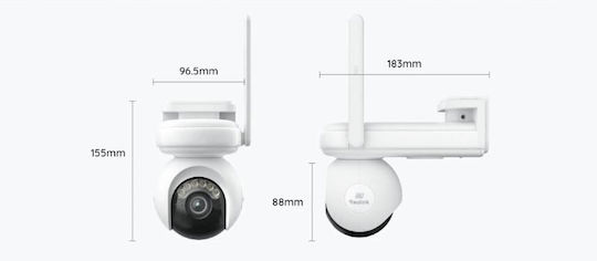 Reolink B660 IP Κάμερα Παρακολούθησης Wi-Fi 4K Αδιάβροχη Μπαταρίας με Αμφίδρομη Επικοινωνία και Φακό 4mm