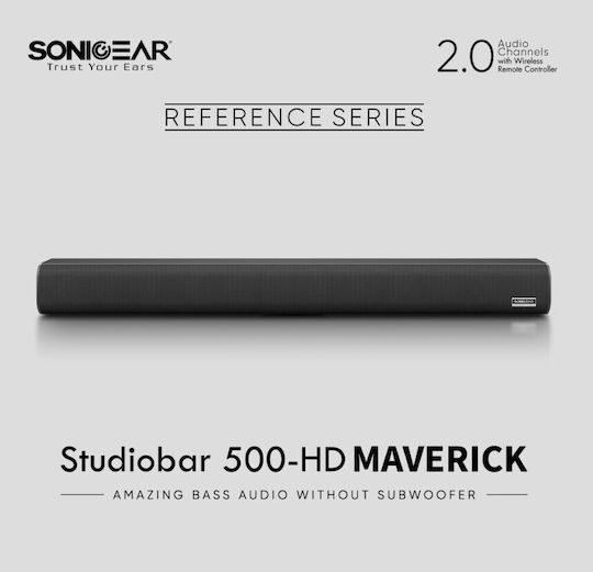Sonic Gear Studiobar Soundbar 2.0 Bluetooth και HDMI 100W