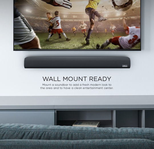 Sonic Gear Studiobar Soundbar 2.0 Bluetooth και HDMI 100W