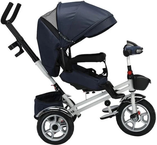 Wandelbares Kinderdreirad mit Elterngriff 4 in 1 für 1-6 Jahre Schwarz