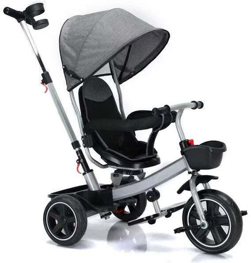 Wandelbares Kinderdreirad mit Elterngriff 3-in-1 für 1-6 Jahre Schwarz