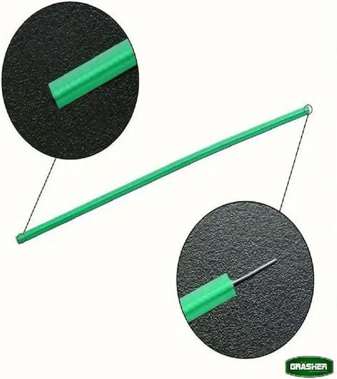 Rolă de sârmă pentru plante acoperită cu plastic Grasher, cu tăietor, 50m 104044