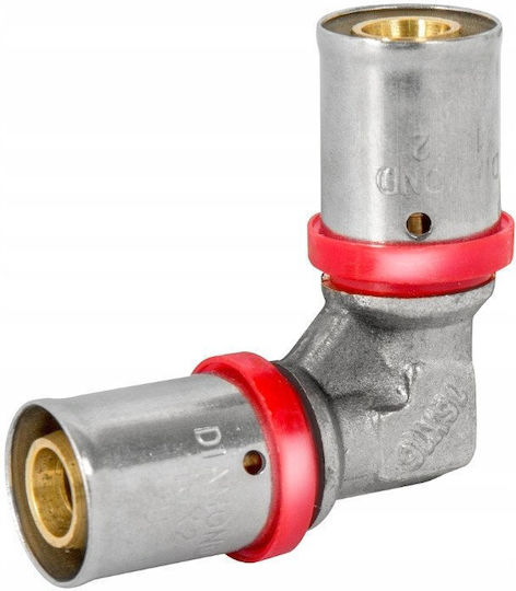 Diamond Pipe Elbow Fitting Brass