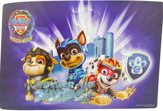 Gim Plastic Placemat Paw Patrol Mighty Movie Multicolour 43x28cm