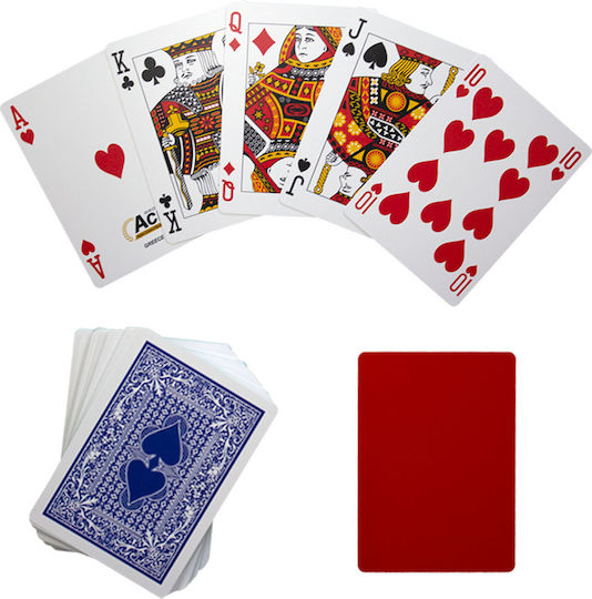 Pokeritems Τράπουλα 1τμχ Πλαστική Μπλε