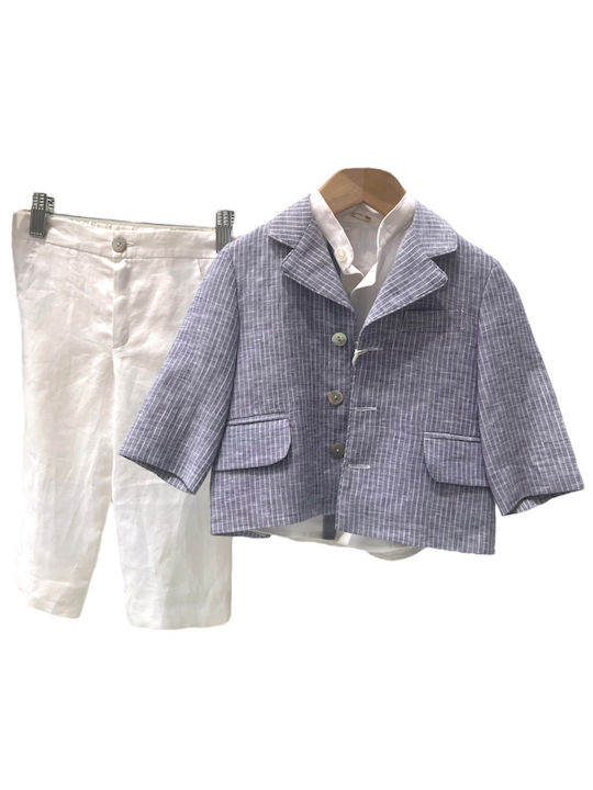 LiebeQueen Baptism Suit Blue