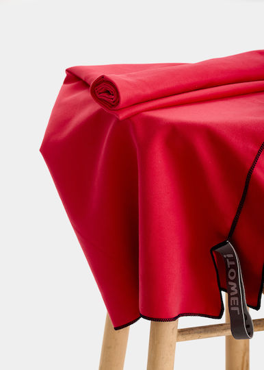 Sea Microfiber Towel Red 160x80cm