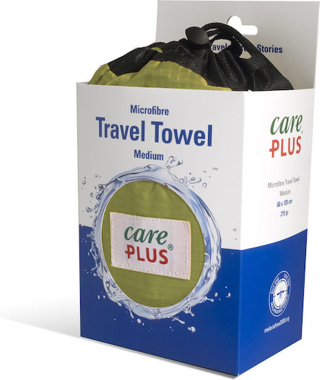 CarePlus Πετσέτα Microfiber Προσώπου σε Θήκη Πορτοκαλί 120x60εκ.