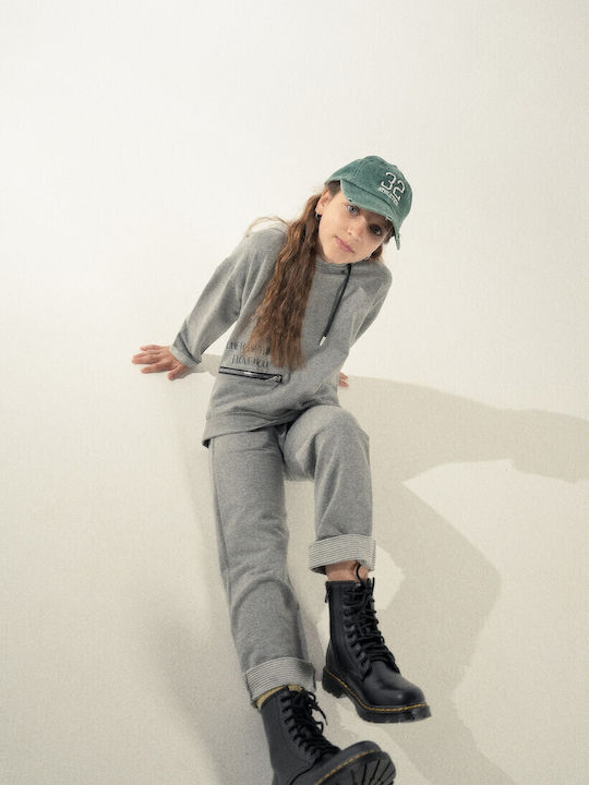 Kids' Set with Pants Winter 2pcs Gray
