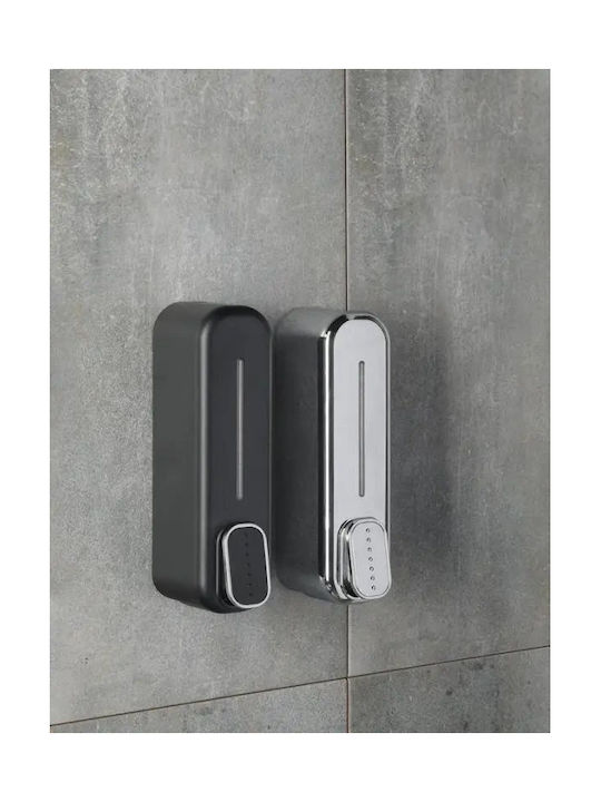 Gedy Επιτοίχιο Dispenser Πλαστικό Μαύρο 350ml