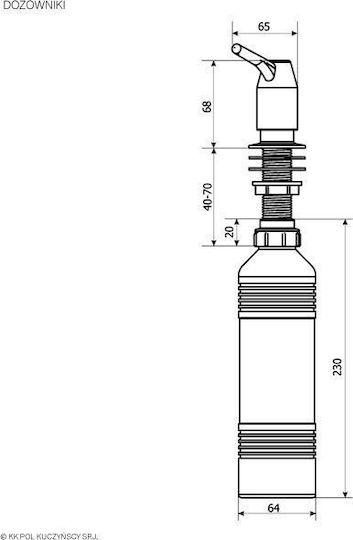 KK-Pol Εντοιχιζόμενο Ασημί 500ml KK-Pol Εντοιχιζόμενο Ασημί 500ml