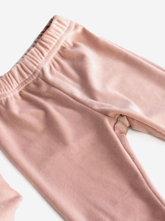 Kids' Set with Pants Winter 3pcs Pink