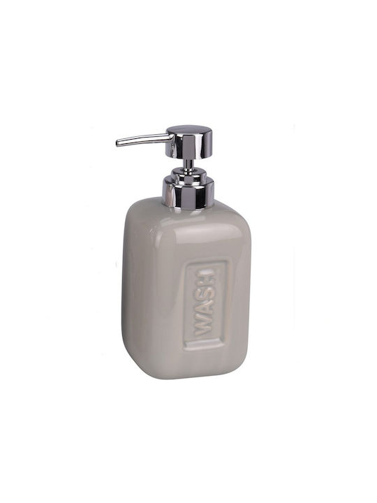 ArteLibre Dispenser Κεραμικό Ασημί 370ml