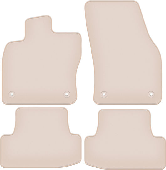 Premium Beige Floor Mats Audi Q2 Crossover 2016