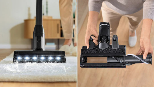 Bosch Unlimited 10 ProAnimal Прахосмукачка 2 в 1 Stick & Ръчна Червена