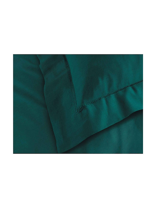 Lina Douceur D'intérieur Pillowcase Cotton 57tc Oxford Stitching Dimensions 50x70cm Emerald Green 1644523