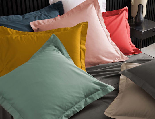 Douceur d'Intérieur Percaline Pillowcase Oxford Pink 50x70cm.