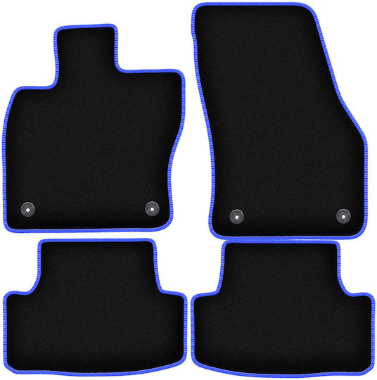 Carlux Blue Car Mats Skoda Karoq Crossover 2017