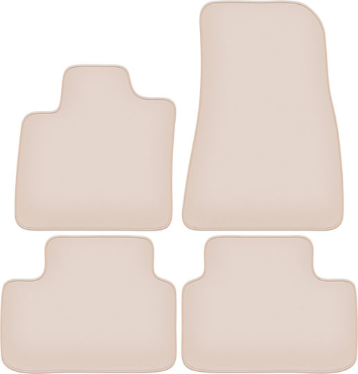 Premium Beige Car Mats for Volvo XC40 Electric Crossover 2020