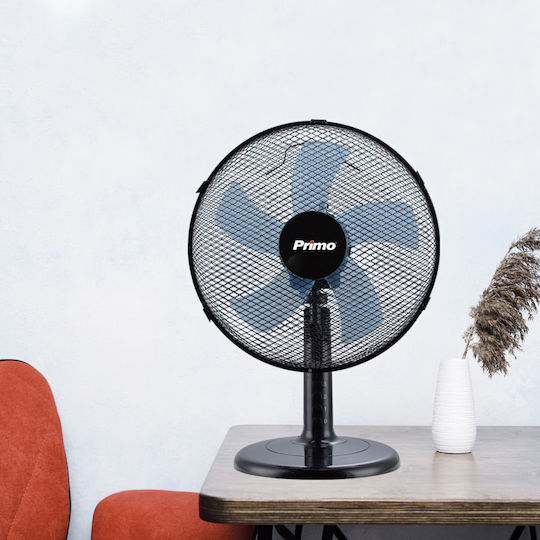 Primo PRTF-80508 Tabletop Fan 45W Fan Diameter 30cm Black