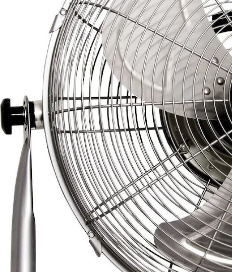 Gruppe Ανεμιστήρας Δαπέδου 95W Διαμέτρου 45cm Ασημί
