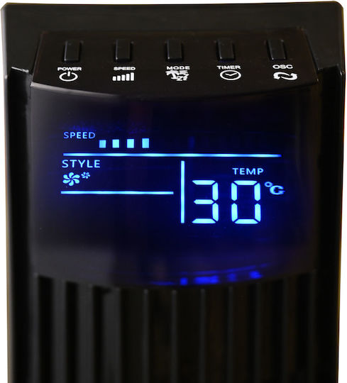 Estia Titanflow Box Fan 55W Διαμέτρου 30cm Μαύρο