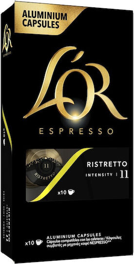 L'Or Κάψουλες Espresso Ristretto Συμβατές με Μηχανή L'Or 10caps