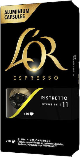L'Or Κάψουλες Espresso Ristretto Συμβατές με Μηχανή L'Or 10caps