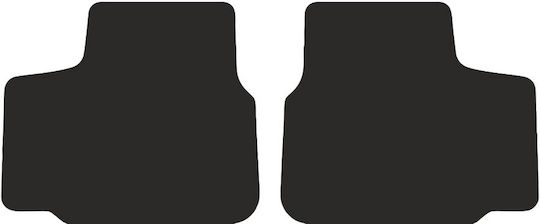 Rear Floor Mats Seat Mii Hatchback 2011