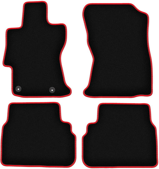 Carlux-red Car Floor Mats Subaru Xv Ii Suv 2019
