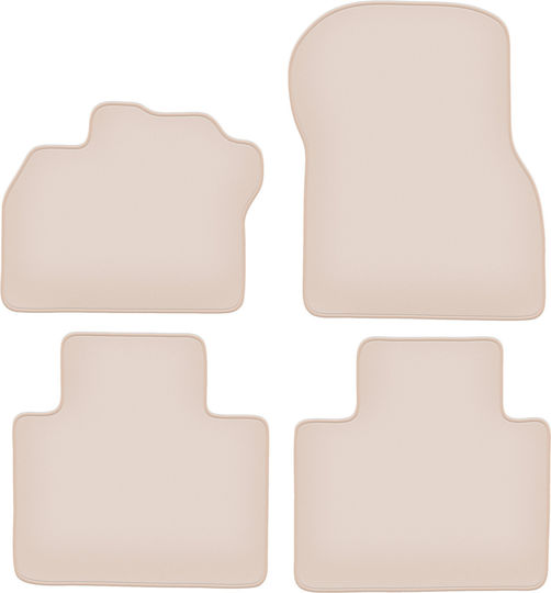 Premium Beige Floor Mats Renault Zoe Ii Hatchback 2018