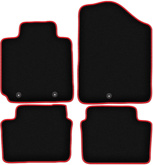 Carlux-red Car Mats Hyundai Veloster Coupe 2011-2018