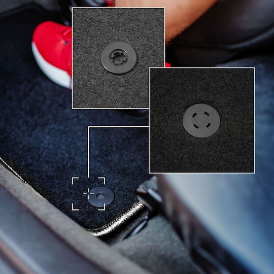 Carlux Silver Car Mats Lancia Kappa Coupe 1994-2001