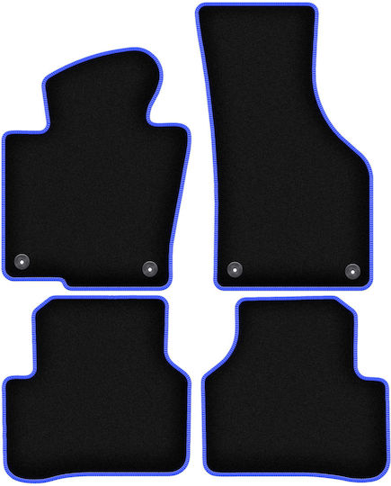 Carlux-blue Car Mats Volkswagen Passat Cc Coupe 2008-2012