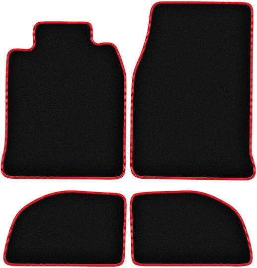 Carlux-red Car Mats Porsche 968 Coupe 1976-1988