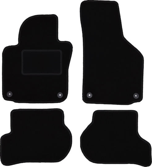 Velours Teppichmatten Set Volkswagen Scirocco III Coupe 2008-2017