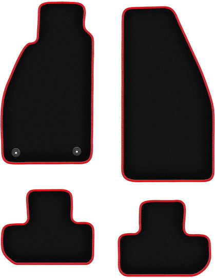 Carlux-red Car Mats Alfa Romeo Spider Coupe Cabrio 1995-2005