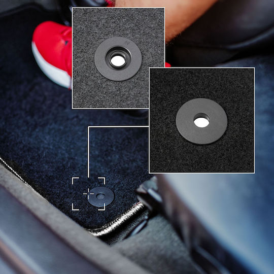 Carlux Silver Car Mats for Audi TT II 8J Cabrio Roadster Coupe 2006-2014
