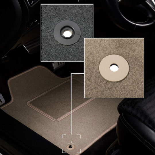 Beige Samt Fußmatten Opel Signum Kombi 2003-2008
