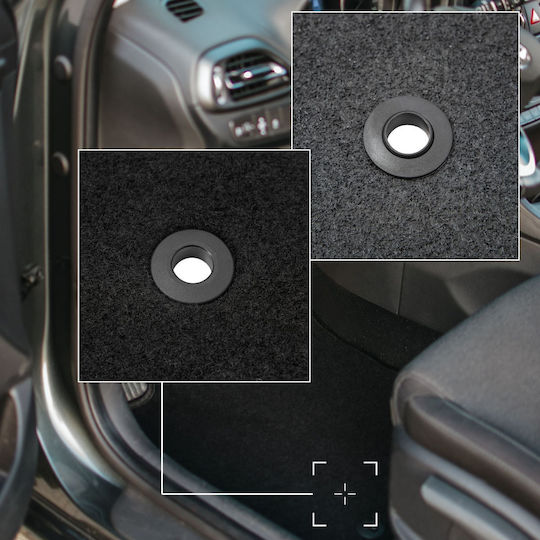 Basic Black Velvet Floor Mats Hyundai Genesis G80 Sedan 2013
