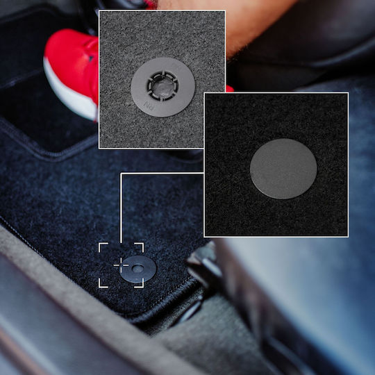 Velour Carpet Mats Set Dacia Dokker Minivan 2013