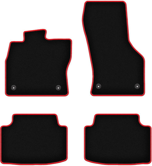 Carlux-red Car Mats Volkswagen Golf Sportsvan Minivan 2014