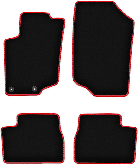 Carlux-red Car Mats Peugeot 207 Sw Station Wagon Hatchback 2006-2012