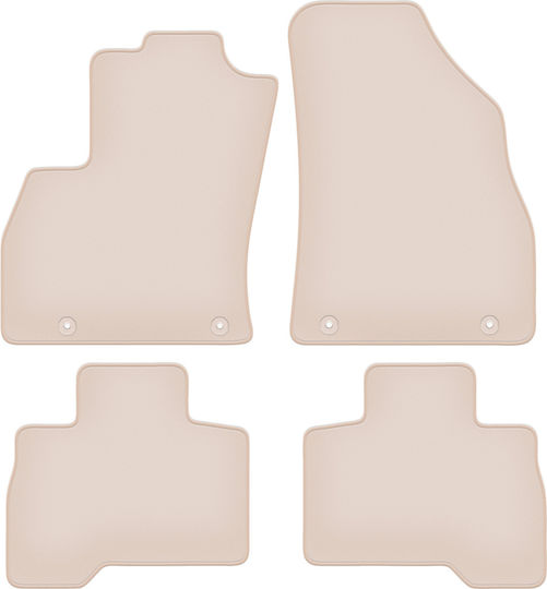 Premium Beige Fußmatten Peugeot Bipper Combivan Tepee 2007-2017