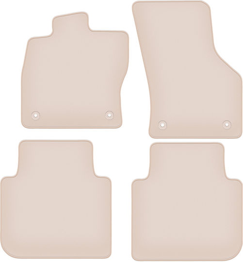 Premium Beige Floor Mats Volkswagen Arteon Liftback Shooting Brake 2017